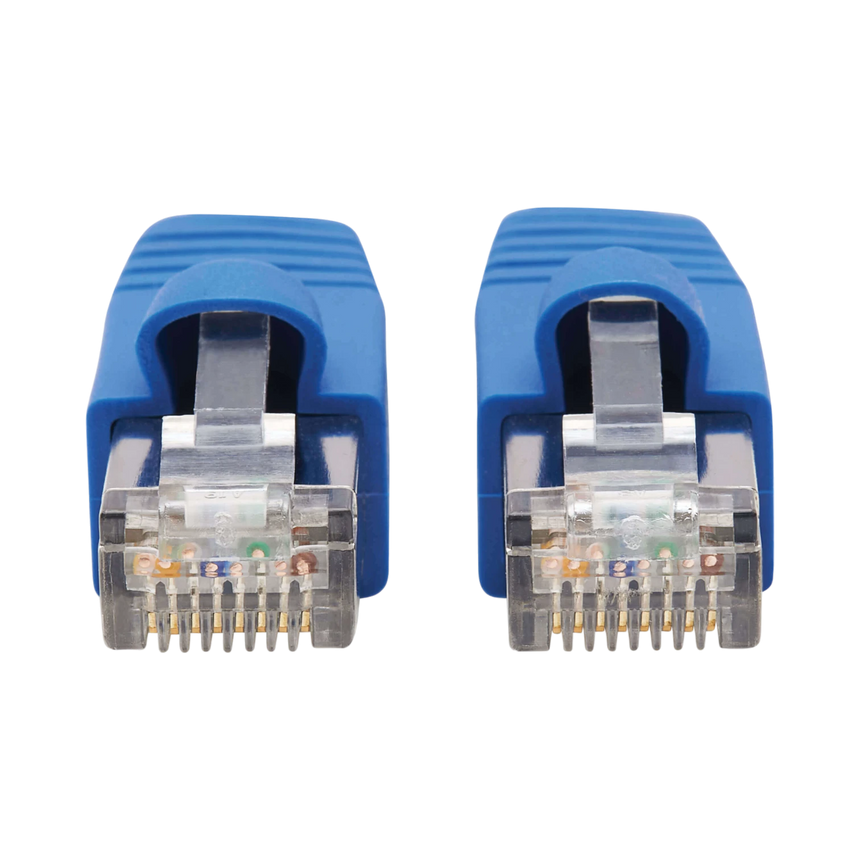 Tripp Lite Cat6a 10G Snagless F/UTP Ethernet Cable (RJ45 M/M), PoE, CMR-LP, Blue, 3 ft. (0.91 m), TAA — Being Shipped