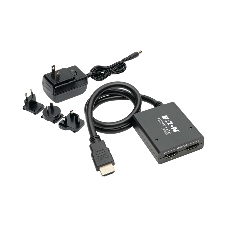 Tripp Lite 2-Port HDMI Splitter, UHD 4K, International AC Adapter — Being Shipped
