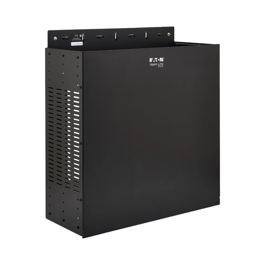 Tripp Lite SmartRack 4U Low-Profile Vertical-Mount Vented Wall-Mount Mini Rack Enclosure, Black — Being Shipped