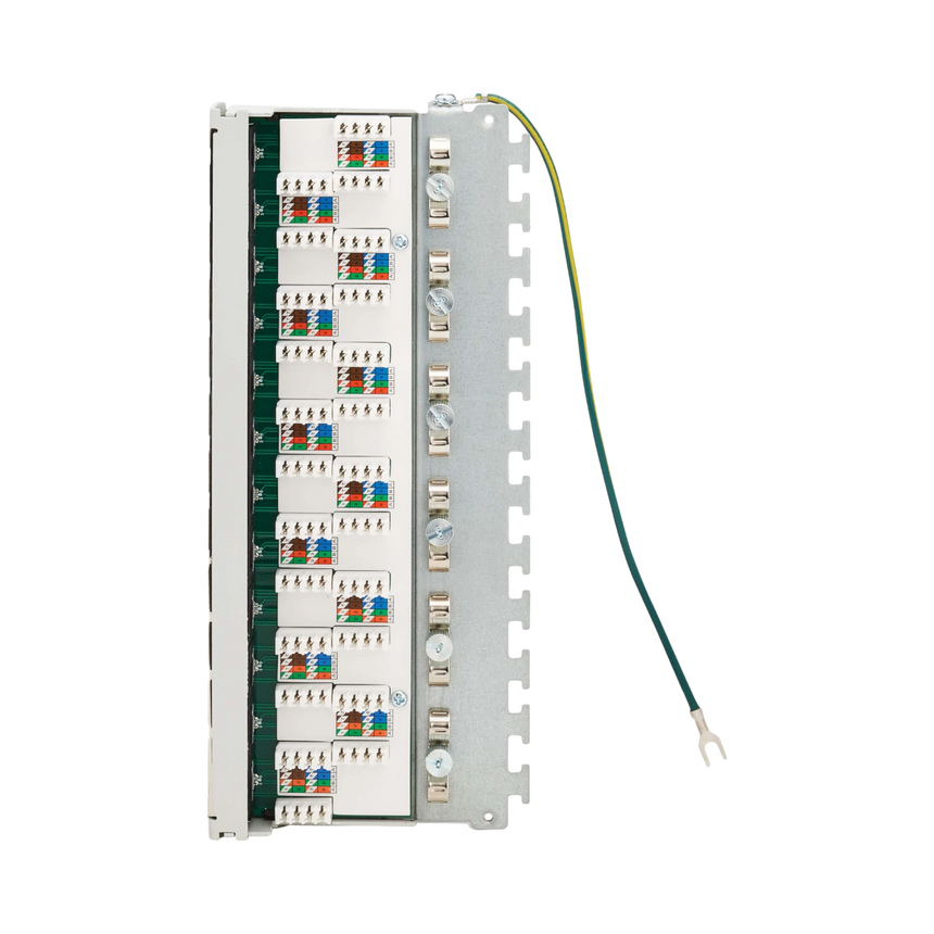 Tripp Lite Cat6a STP Patch Panel, 12 Ports, DIN Rail or Wall Mount, TAA — Being Shipped