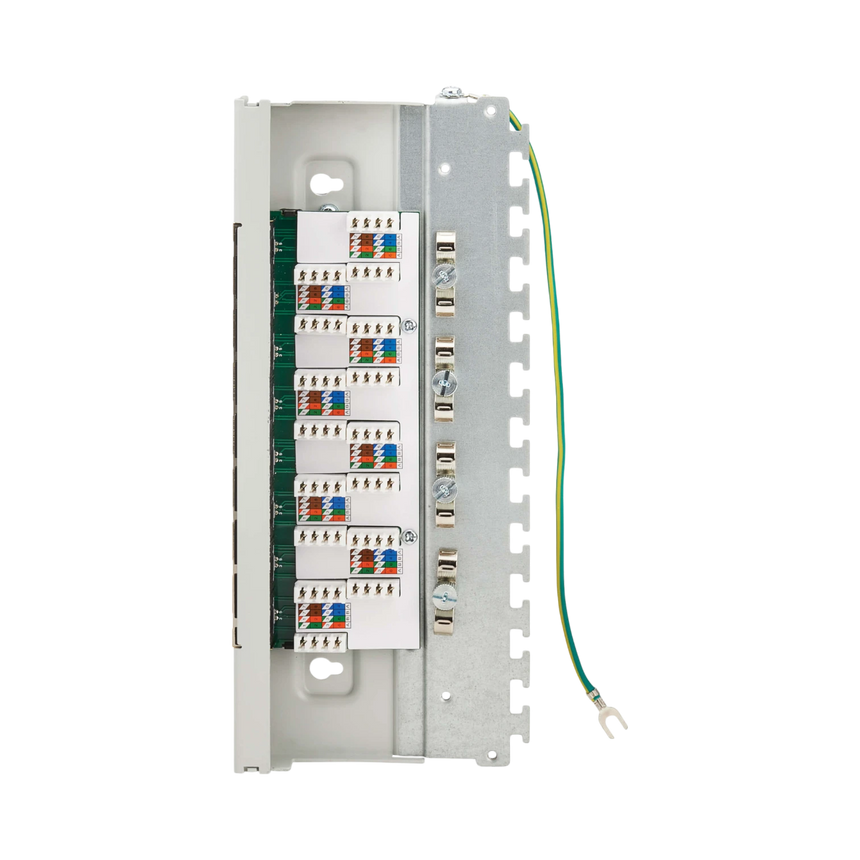 Tripp Lite Cat6a STP Patch Panel, 8 Ports, DIN Rail or Wall Mount, TAA — Being Shipped