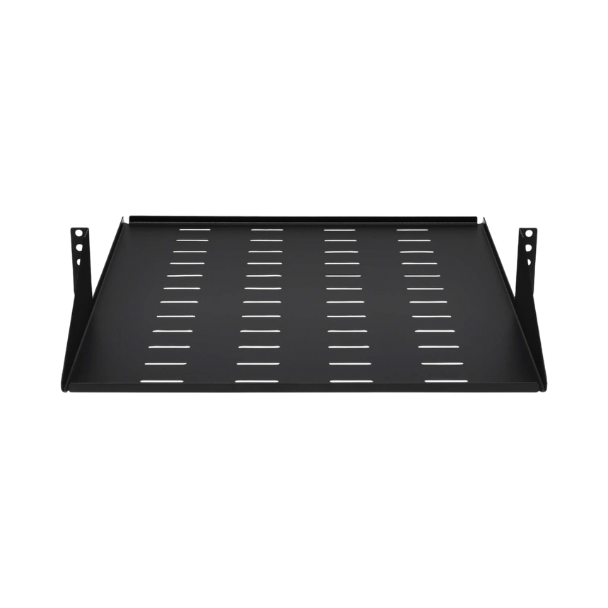Tripp Lite SmartRack Center-Mounted Steel Rack Shelf, 2U, Vented, 21.5 in. Deep, Holds up to 100 lb. (45 kg) — Being Shipped