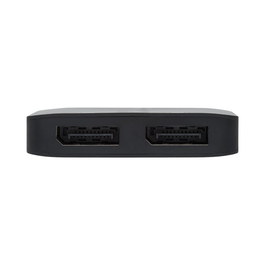 Tripp Lite USB-C Adapter, Dual Display, 4K 60 Hz DisplayPort, 8K, HDR, 4:4:4, HDCP 2.2, DP 1.4 Alt Mode, Black — Being Shipped