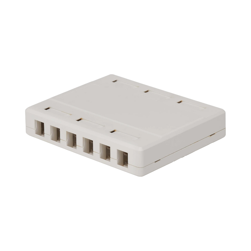 Tripp Lite Surface-Mount Box for Keystone Jacks, 12 Ports, White, TAA — Being Shipped