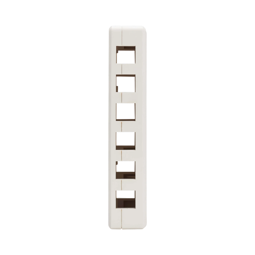 Tripp Lite Surface-Mount Box for Keystone Jacks, 12 Ports, White, TAA — Being Shipped