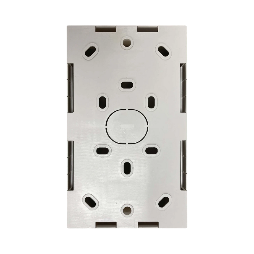 Tripp Lite Double-Gang Surface Mounting Box, UK Style, 86 x 147 x 47 mm, White, TAA — Being Shipped