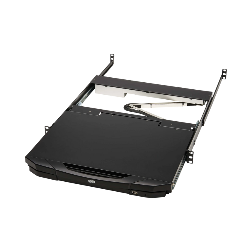 Tripp Lite 1U Rack-Mount Short-Depth HDMI KVM Console with 18.5 in. LCD, TAA — Being Shipped