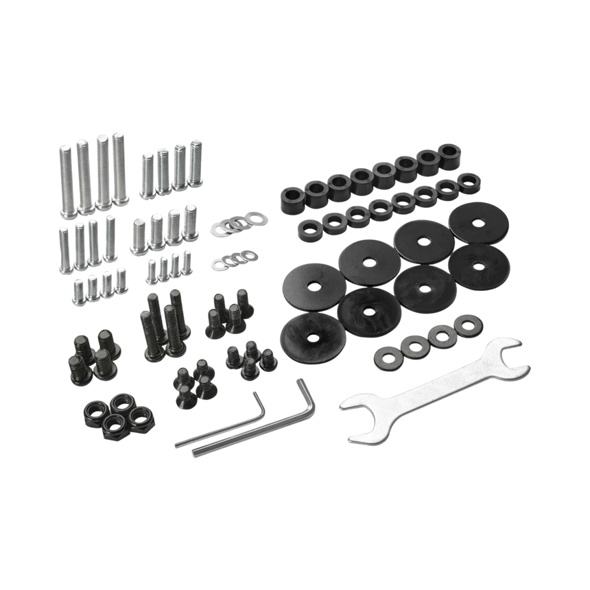 Tripp Lite Premier Rolling TV Cart for 32" to 55" Displays, Frosted Glass Base and Shelf, Locking Casters, White — Being Shipped