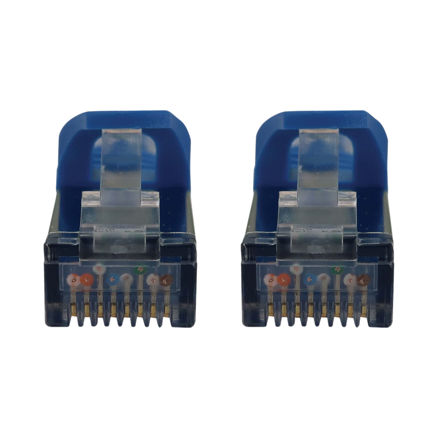 Tripp Lite Cat6a 10G Snagless Shielded Slim STP Ethernet Cable (RJ45 M/M), PoE, Blue, 15 ft. (4.6 m) — Being Shipped