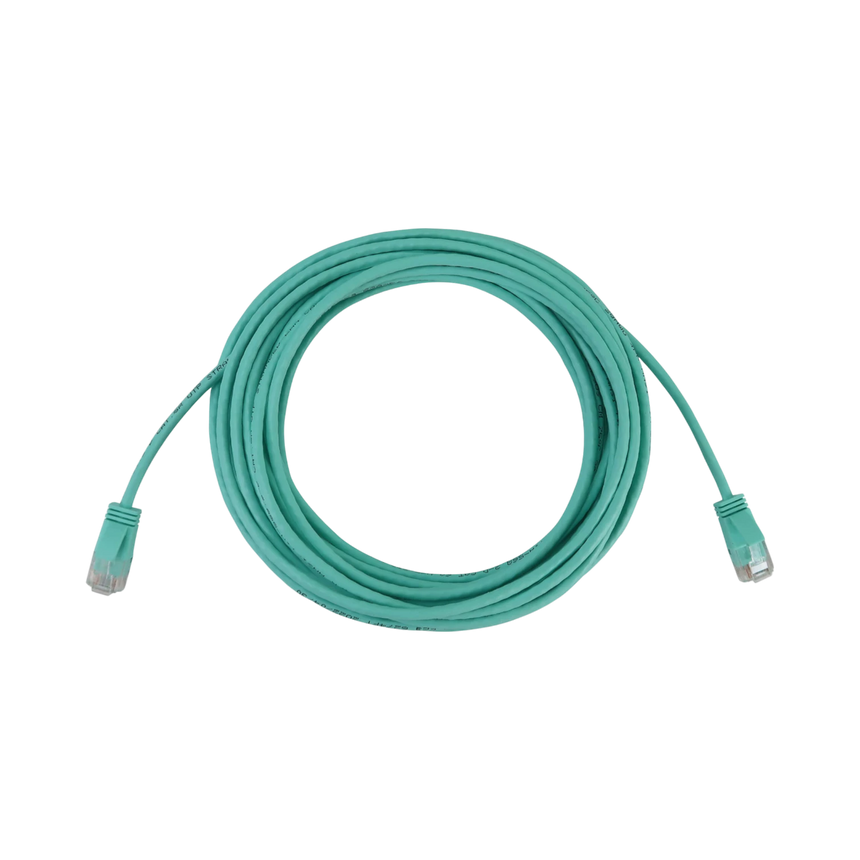 Tripp Lite Cat6a 10G Snagless Molded Slim UTP Ethernet Cable (RJ45 M/M), PoE, Aqua, 25 ft. (7.6 m) — Being Shipped