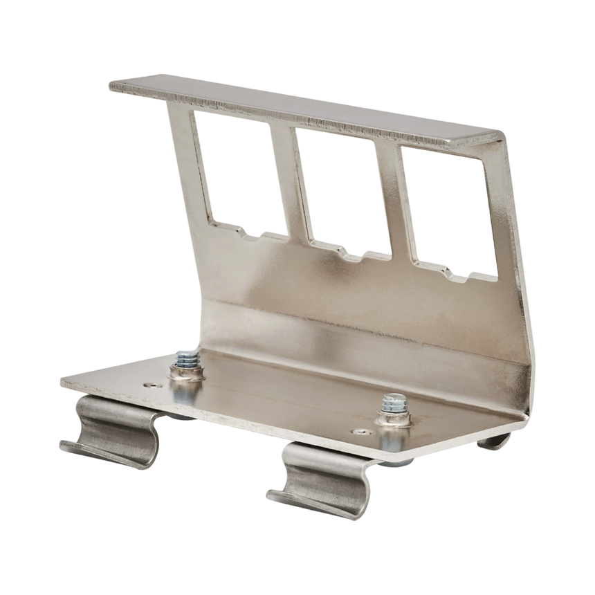 Tripp Lite 3-Port Metal DIN-Rail Mounting Module for Snap-In Keystone Jacks and Couplers, Silver, TAA — Being Shipped