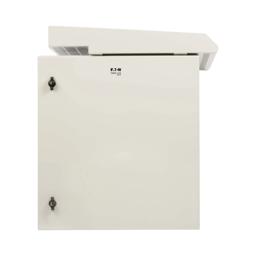 Tripp Lite SmartRack Industrial Enclosure, NEMA 3R, Wall Mount, Heavy-Duty Metal, Locking, Fan With Thermal Switch, 32.5 in. Depth, 12U, Gray — Being Shipped