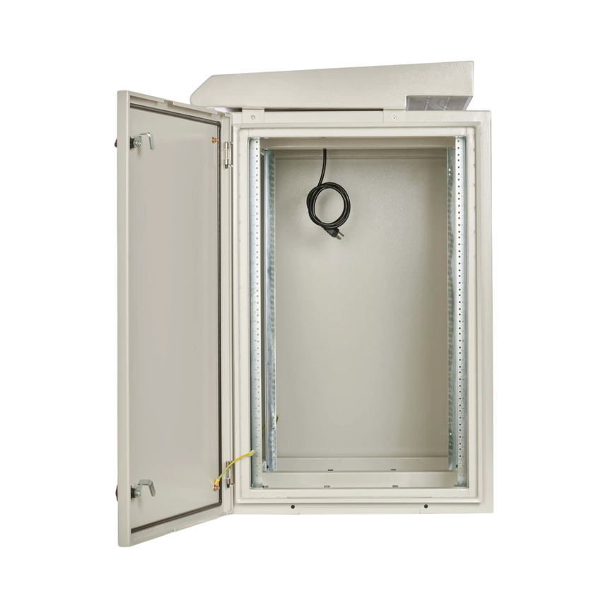 Tripp Lite SmartRack Industrial Enclosure, NEMA 3R, Wall Mount, Heavy-Duty Metal, Locking, Fan With Thermal Switch, 32.5 in. Depth, 18U, Gray — Being Shipped