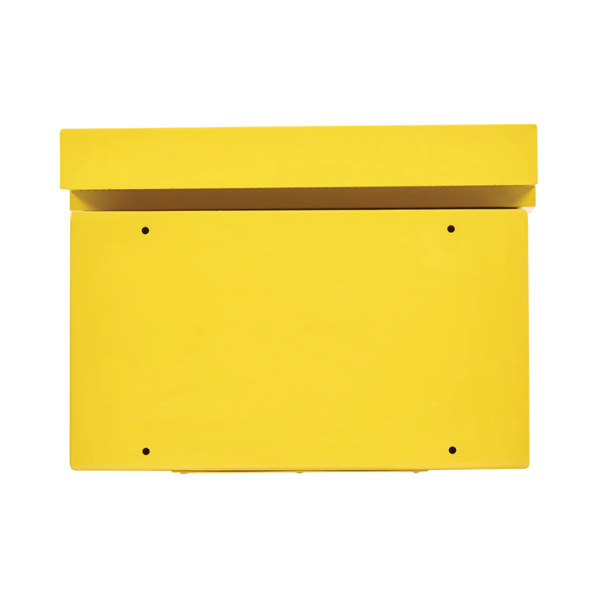 Tripp Lite SmartRack Industrial Enclosure, NEMA 3R, Wall Mount, Metal, Locking, Fan With Thermal Switch, 16.5 in. Depth, 6U, Yellow — Being Shipped