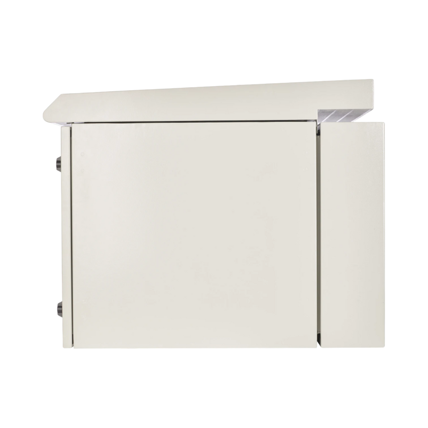 Tripp Lite SmartRack Industrial Enclosure, NEMA 3R, Wall Mount, Metal, Locking, Hinged Back, Fan With Thermal Switch, 28 in. Depth, 12U, Gray — Being Shipped