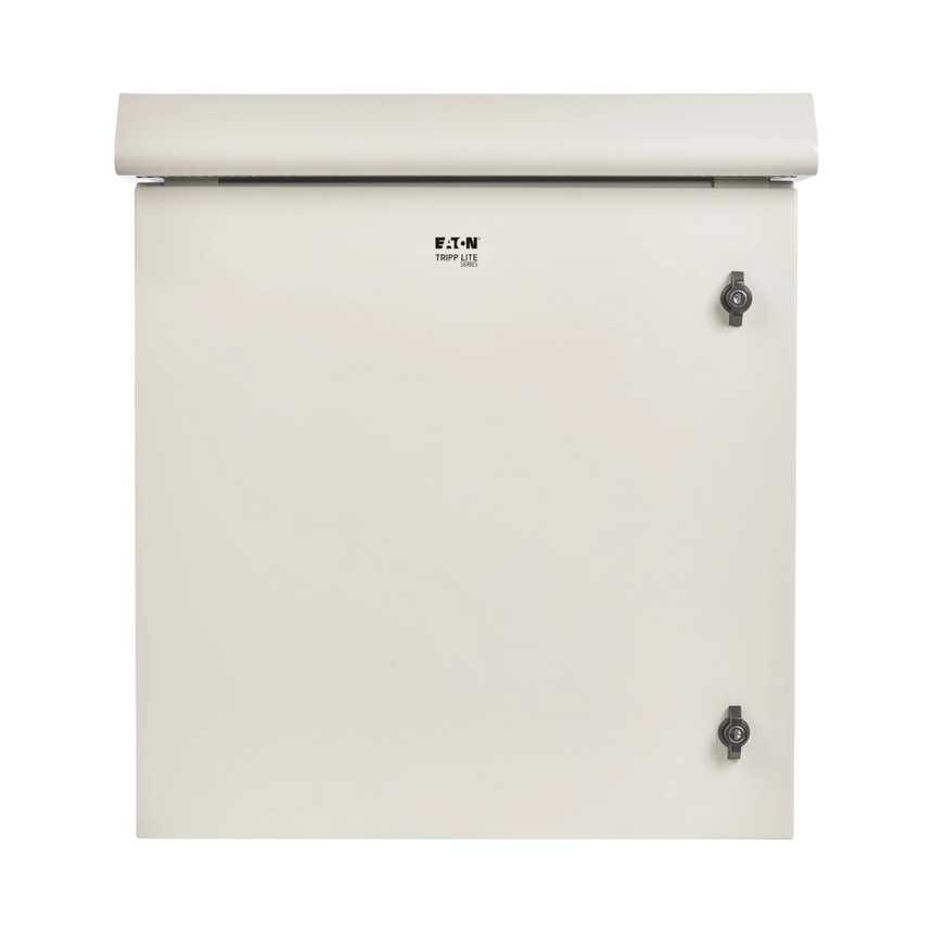 Tripp Lite SmartRack Industrial Enclosure, NEMA 3R, Wall Mount, Metal, Locking, Hinged Back, Fan With Thermal Switch, 28 in. Depth, 12U, Gray — Being Shipped