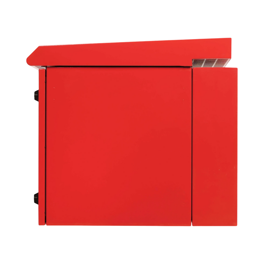Tripp Lite SmartRack Industrial Enclosure, NEMA 3R, Wall Mount, Metal, Locking, Hinged Back, Fan With Thermal Switch, 28 in. Depth, 12U, Red — Being Shipped