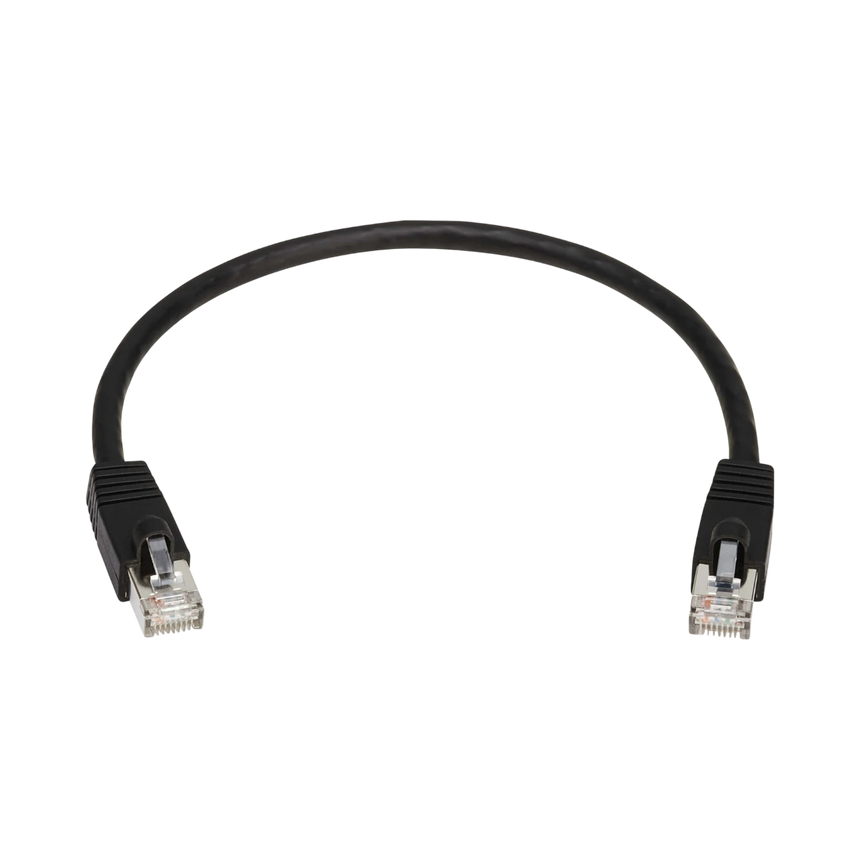 Tripp Lite Cat8 40G Snagless SSTP Ethernet Cable (RJ45 M/M), PoE, Black, 1 ft. (0.3 m) — Being Shipped