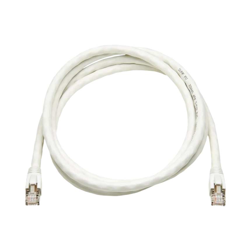 Tripp Lite Cat8 40G Snagless SSTP Ethernet Cable (RJ45 M/M), PoE, White, 5 ft. (1.5 m) — Being Shipped