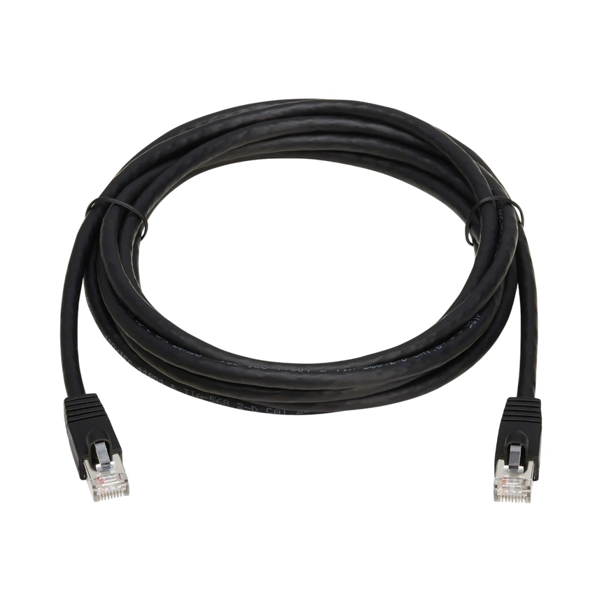 Tripp Lite Cat8 40G Snagless SSTP Ethernet Cable (RJ45 M/M), PoE, Black, 10 ft. (3.1 m) — Being Shipped