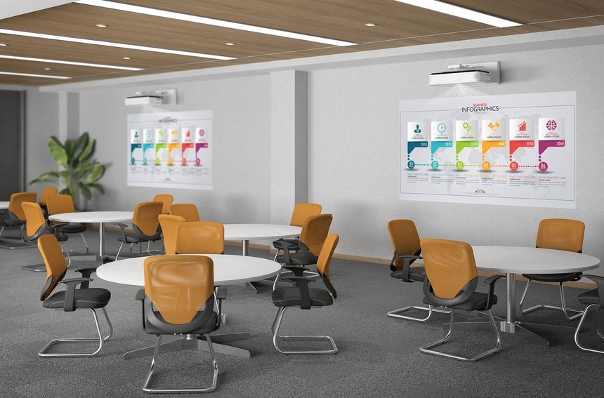 Epson PowerLite 810E 5000-Lumen Pixel-Shift 4K Extreme-Short-Throw Laser Projector (White) — Being Shipped