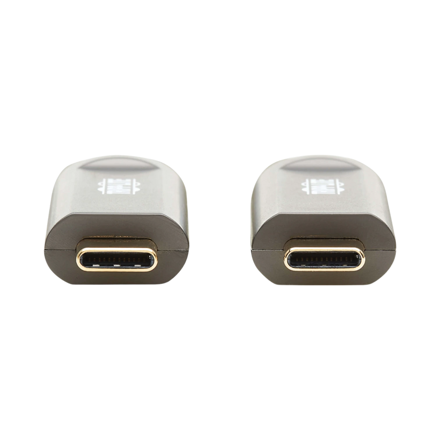 Tripp Lite USB-C AOC Cable (M/M), USB 3.2 Gen 2 (10 Gbps) Plenum-Rated Fiber Active Optical Cable, Data Only, Black, 30 m (98 ft.) — Being Shipped