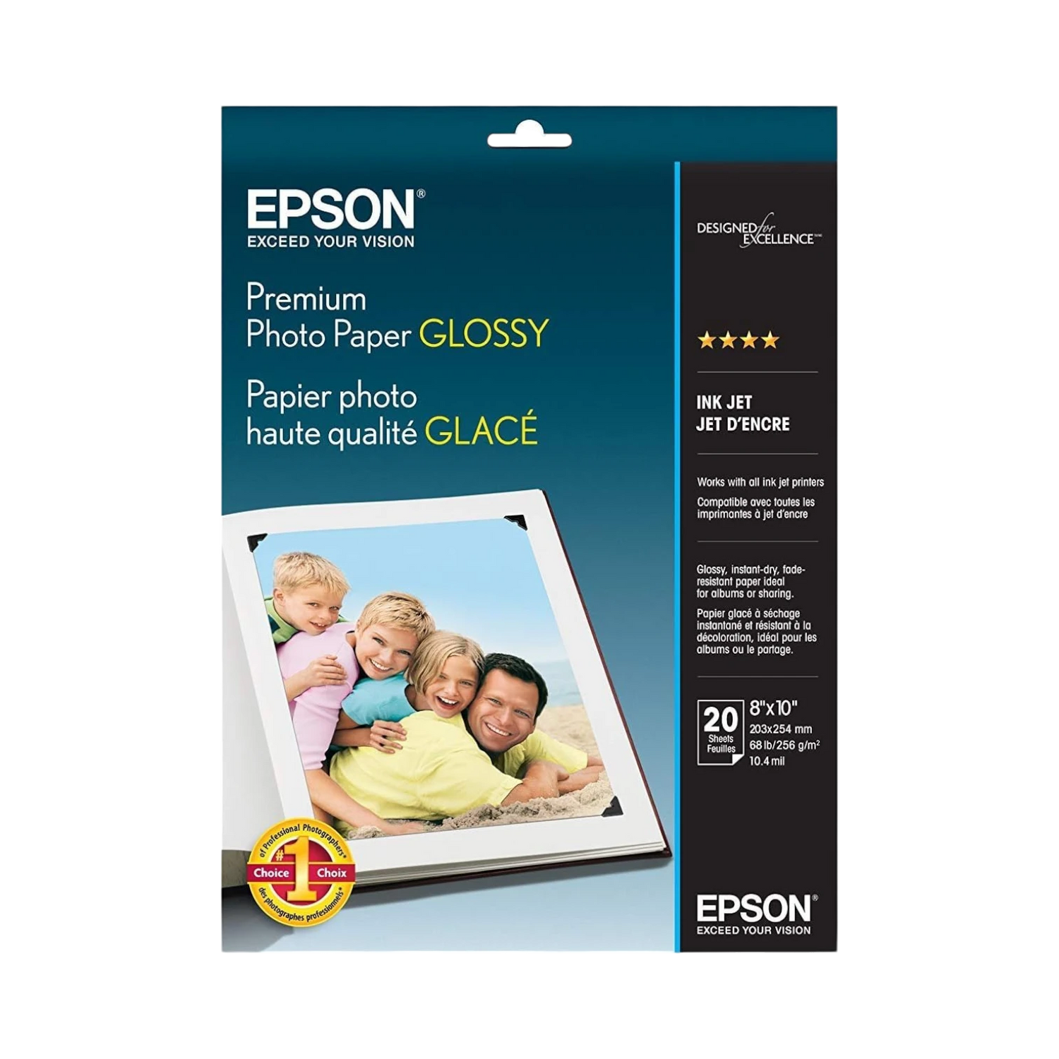 Epson Premium Photo Paper Glossy (8 x 10