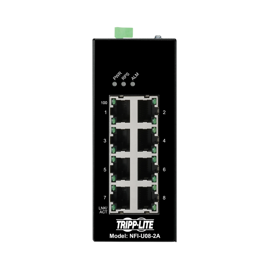Tripp Lite 10/100 Mbps 8-Port Industrial Unmanaged Ethernet Switch — Being Shipped