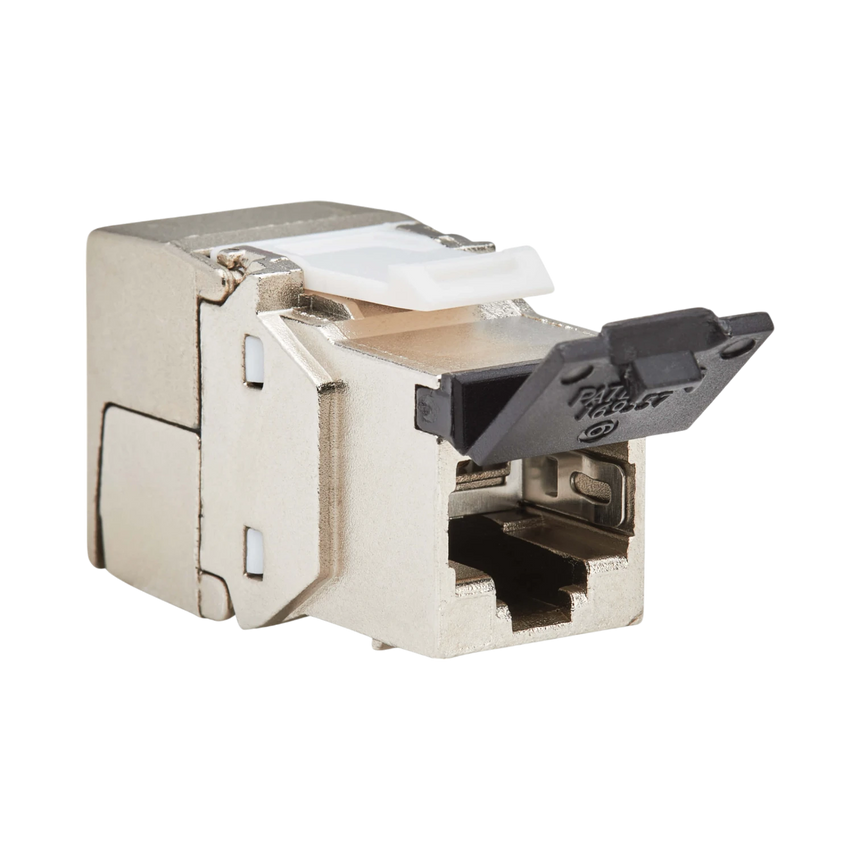 Tripp Lite Cat8 STP Shielded Tool-Free Keystone Jack, 568A/568B, TAA — Being Shipped