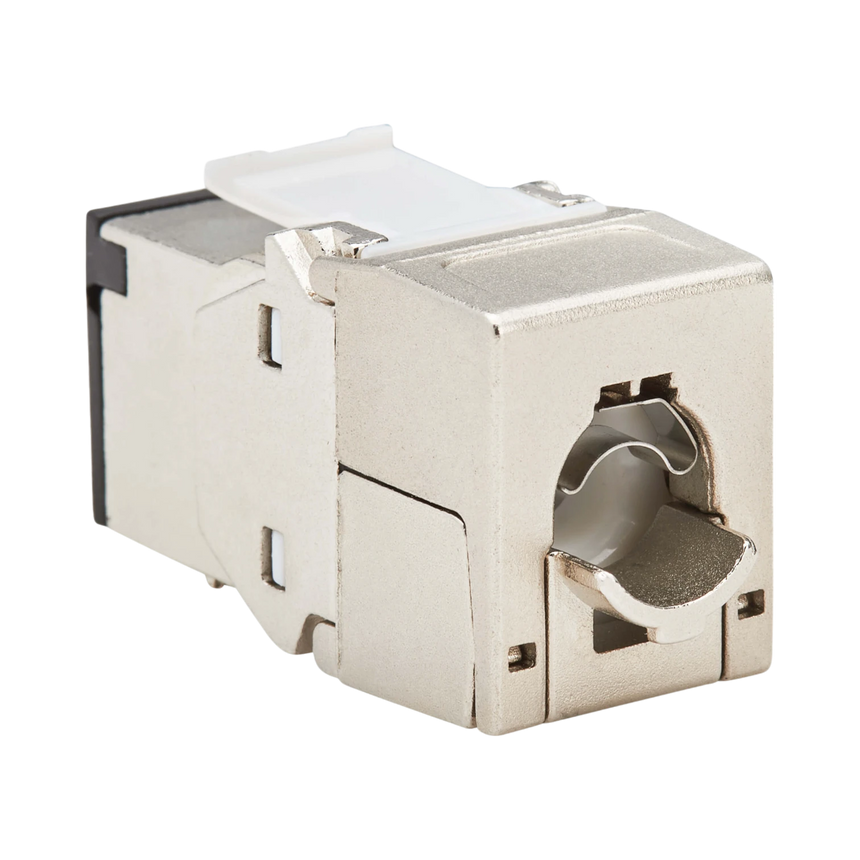 Tripp Lite Cat8 STP Shielded Tool-Free Keystone Jack, 568A/568B, TAA — Being Shipped