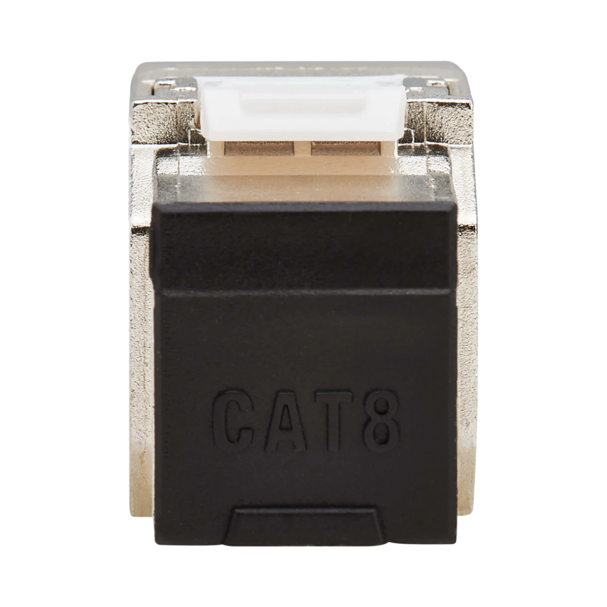 Tripp Lite Cat8 STP Shielded Tool-Free Keystone Jack, 568A/568B, TAA — Being Shipped
