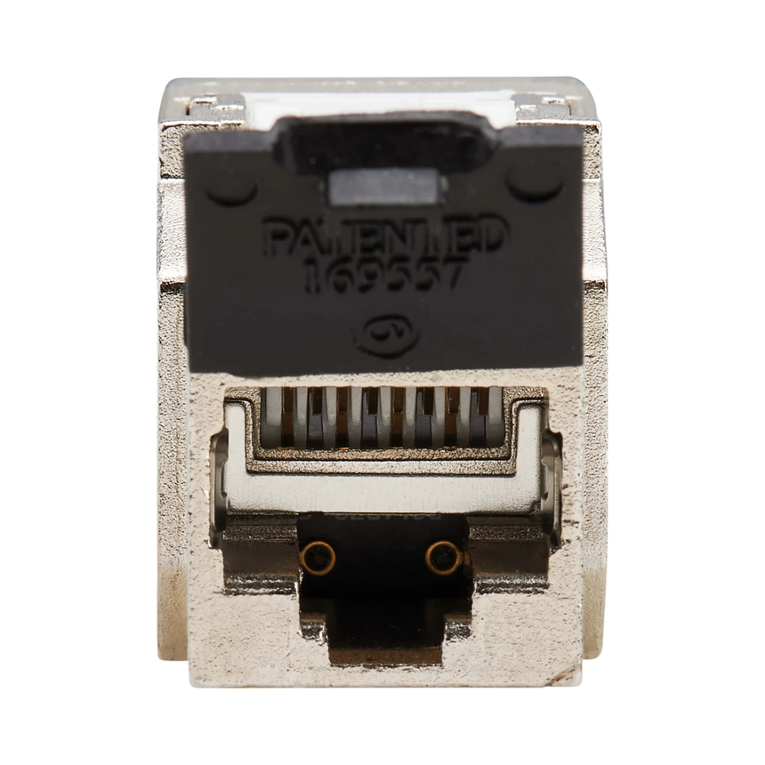 Tripp Lite Cat8 STP Shielded Tool-Free Keystone Jack, 568A/568B, TAA — Being Shipped