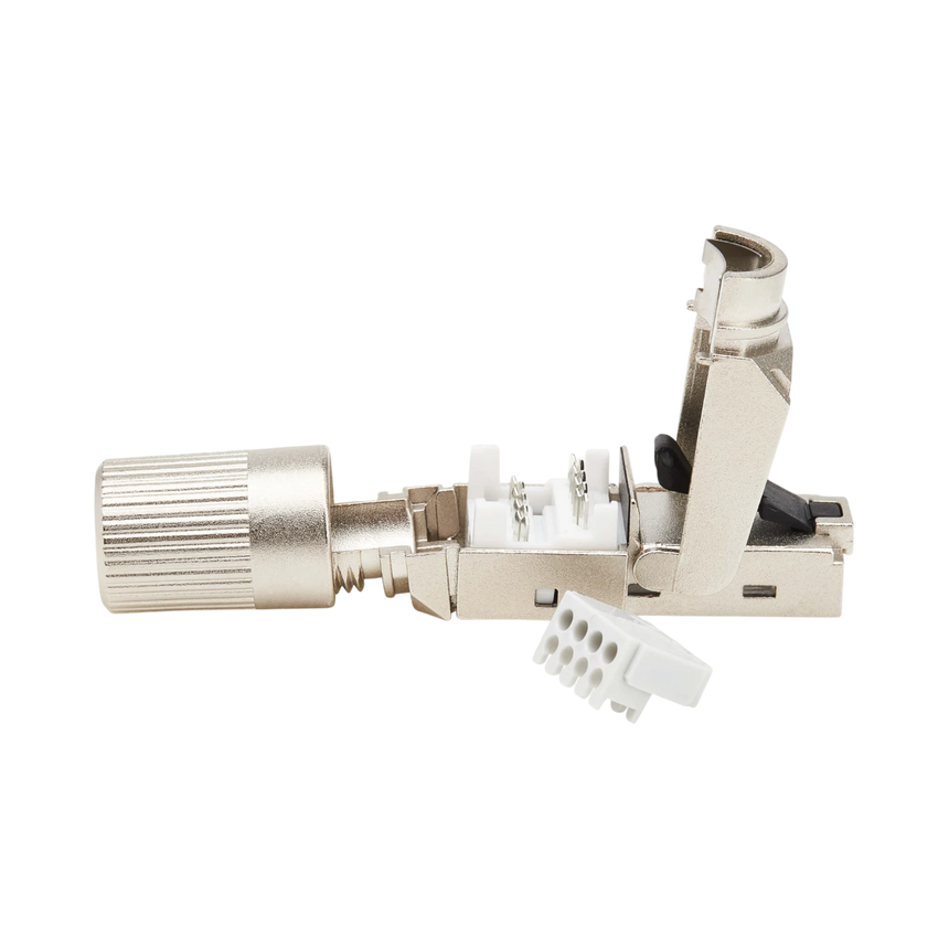 Tripp Lite Cat8 STP Class 1 Field-Termination Plug, 568A/568B, TAA — Being Shipped