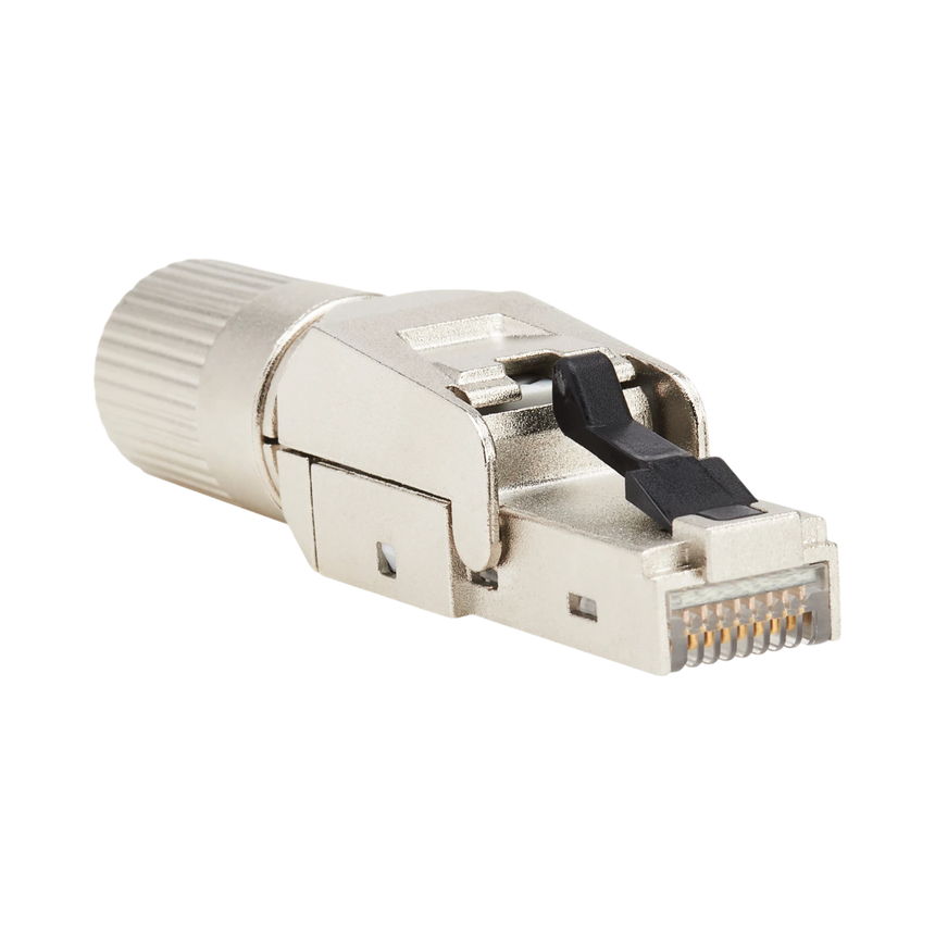 Tripp Lite Cat8 STP Class 1 Field-Termination Plug, 568A/568B, TAA — Being Shipped