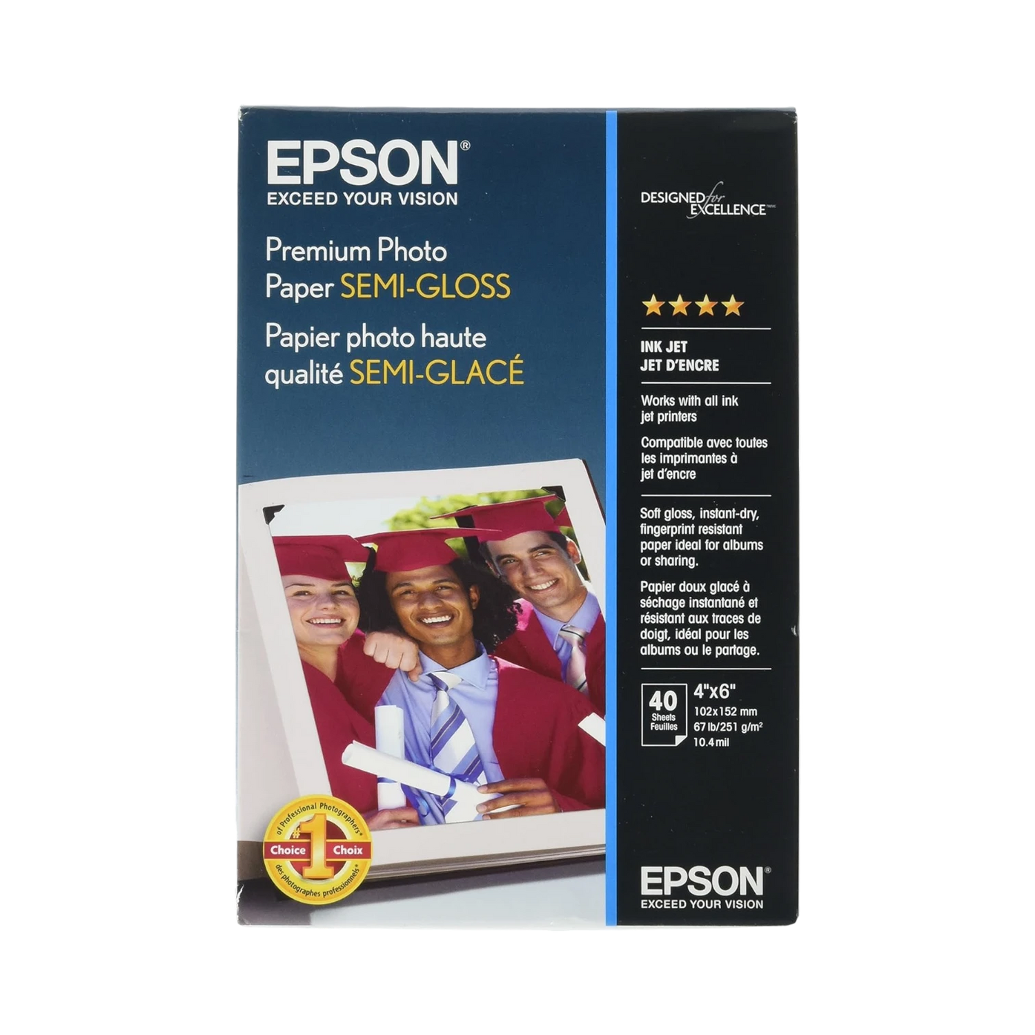 Epson Premium Photo Paper Semi-Gloss (4 x 6