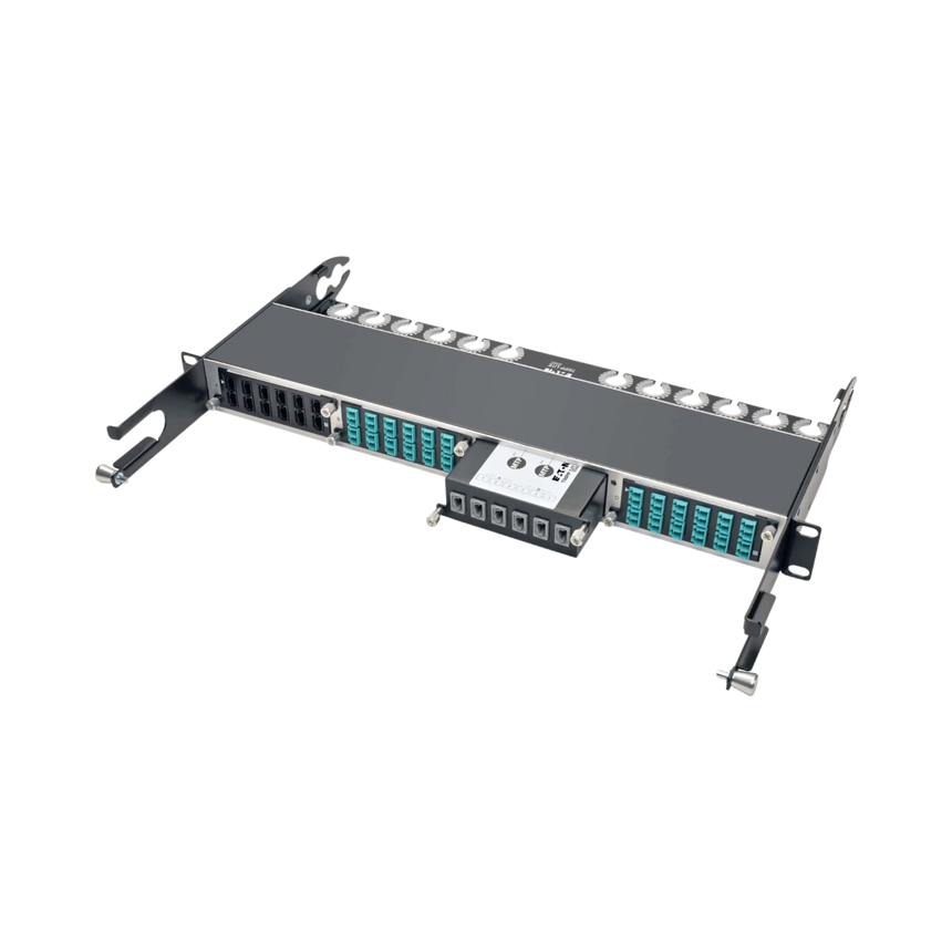 Tripp Lite 100Gb/120Gb to 40Gb Breakout Cassette, (x2) 24-Fiber MTP/MPO (Male with Pins) to (x6) 12-Fiber MTP/MPO (Male with Pins) — Being Shipped