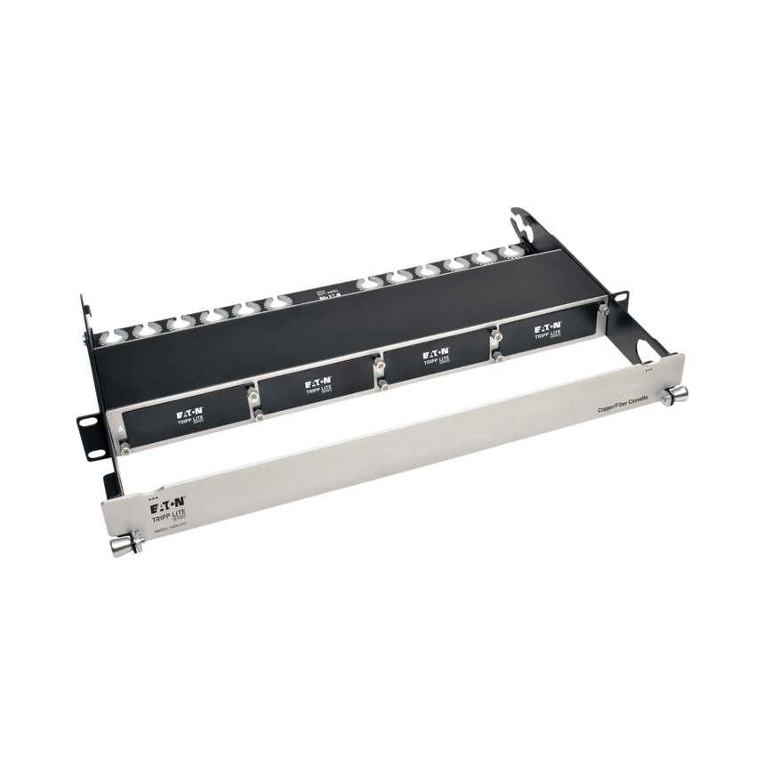 Tripp Lite Copper/Fiber Enclosure for 4 High-Density Cassettes, 1U — Being Shipped