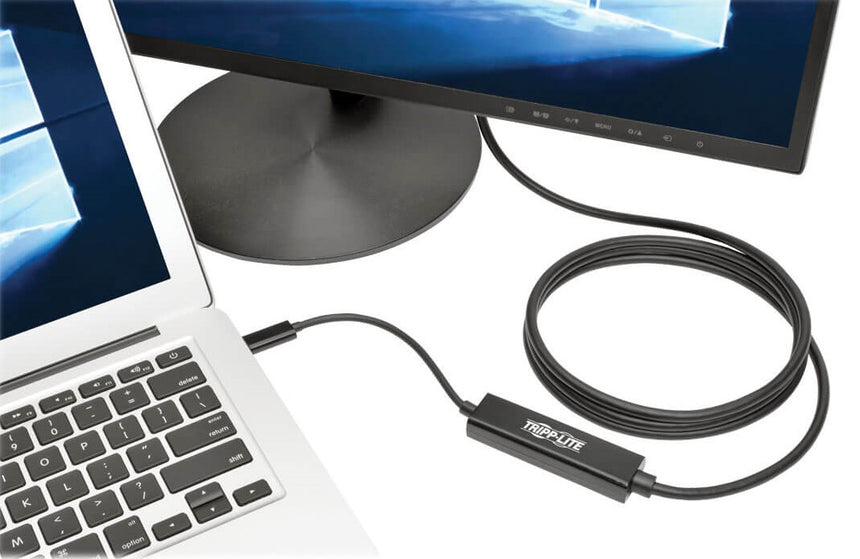 Tripp Lite USB-C to VGA Active Adapter Cable (M/M), Black, 6 ft. (1.8 m) — Being Shipped