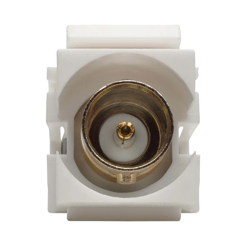 Tripp Lite BNC All-in-One Keystone/Panel Mount Coupler (F/F), 75 Ohms — Being Shipped
