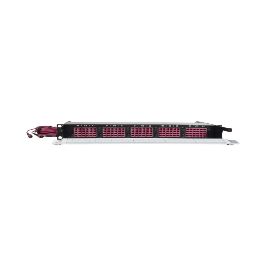 Tripp Lite 40/100Gb Fiber Breakout Patch Panel, 40Gb to 4 x 10Gb, 100Gb to 4 x 25Gb, 15 MTP QSFP to 60 LC Duplex OM4 50/125 Multimode Ports, 1U — Being Shipped