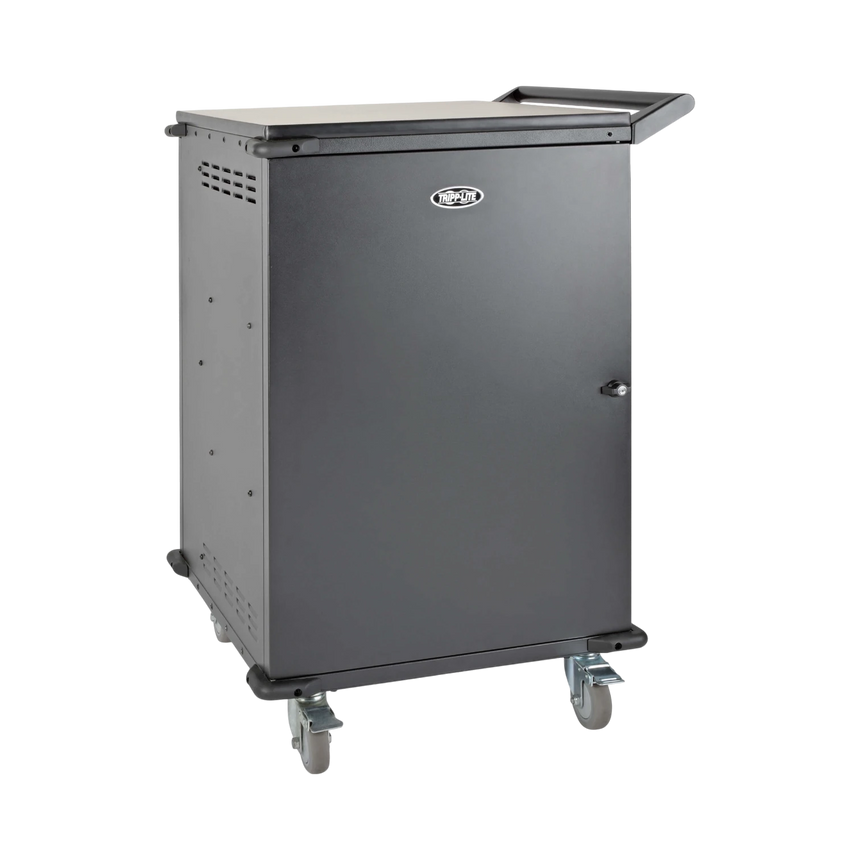 Tripp Lite 42-Device AC Mobile Charging Cart, 120V, NEMA 5-15P, 10 ft. (3.05 m) Cord, Black — Being Shipped