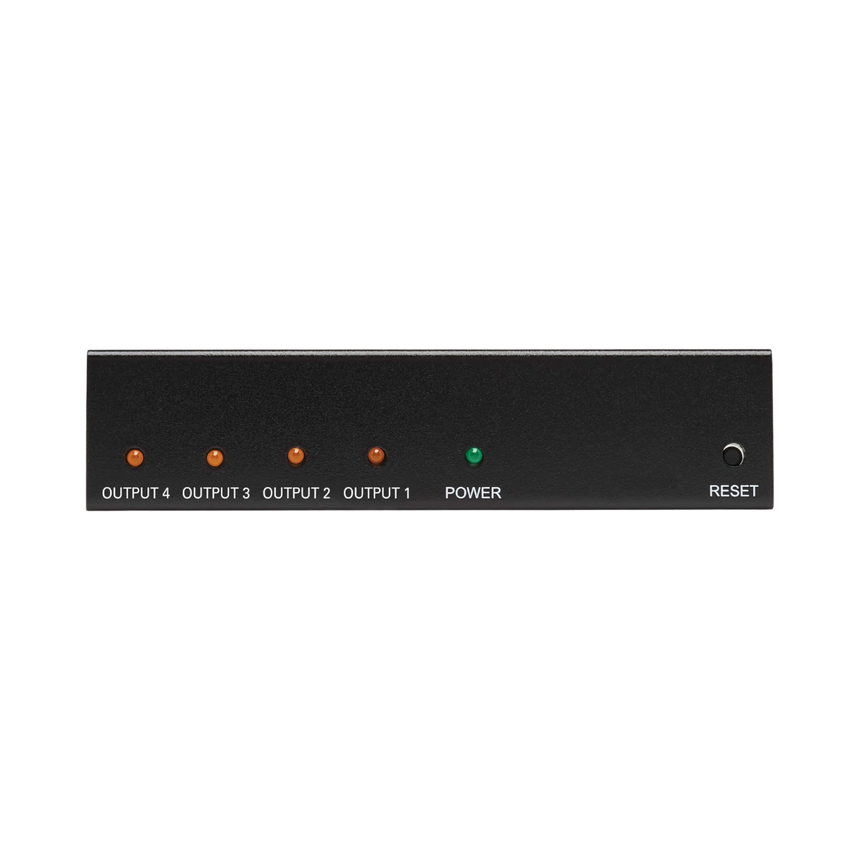 Tripp Lite 4-Port HDMI Splitter, 4K @ 60 Hz, 4:4:4, Multi-Resolution Support, HDR, HDCP 2.2, TAA — Being Shipped