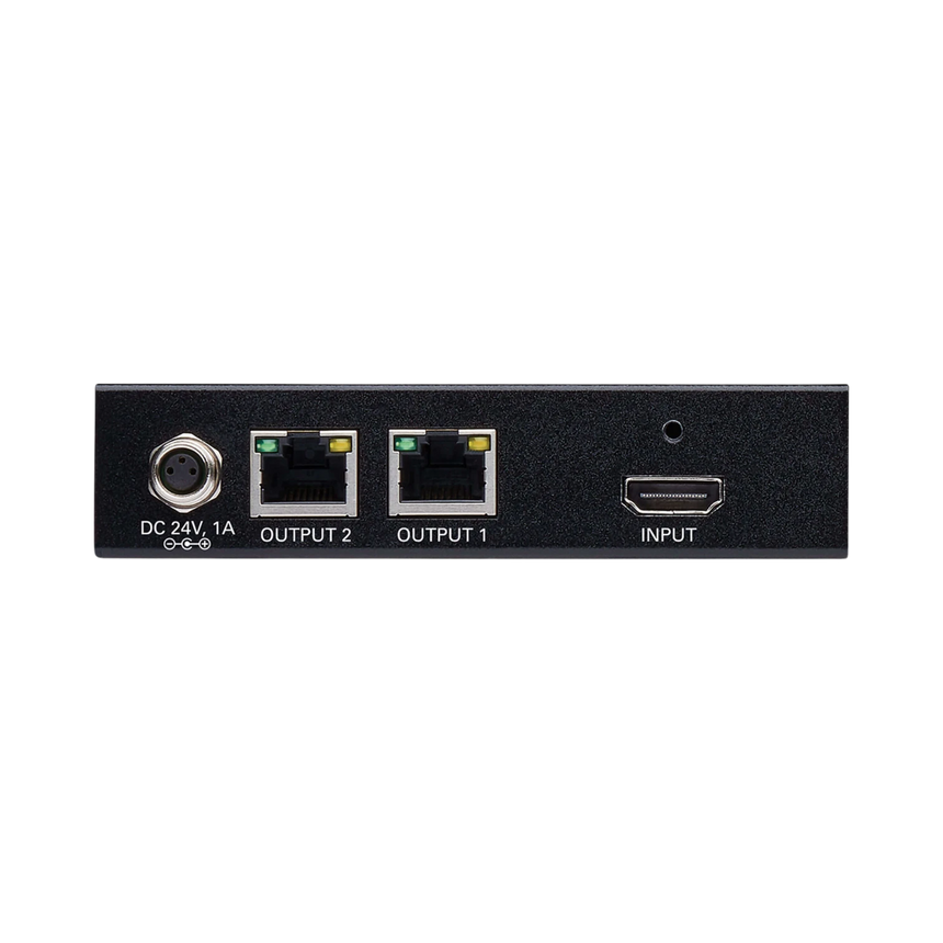 Tripp Lite 2-Port HDMI over Cat6 Splitter/Extender, 4K 60 Hz, HDR, PoC, Multi-Resolution Support, 125 ft., TAA — Being Shipped