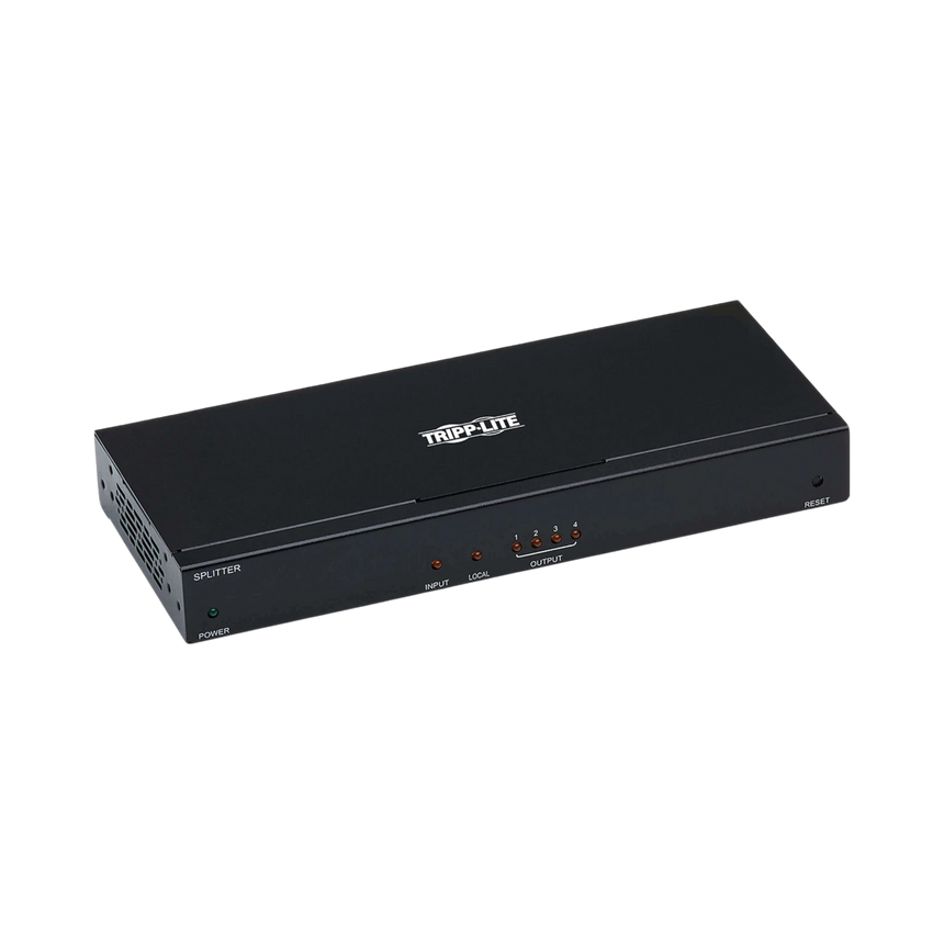 Tripp Lite 4-Port HDMI over Cat6 Splitter/Extender, 4K 60 Hz, HDR, PoC, Multi-Resolution Support, 125 ft., TAA — Being Shipped