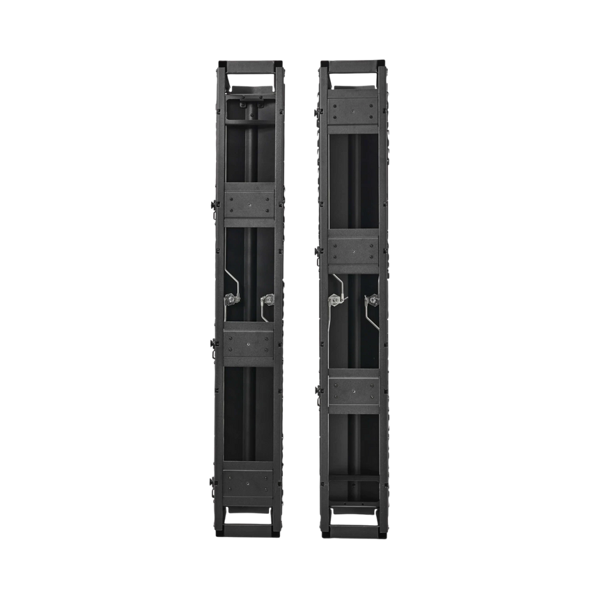 Tripp Lite High-Capacity Vertical Cable Manager, Deep Double Finger Duct with Cover, Single Sided, 6 in. Wide, Black, 7 ft. (2.2 m) — Being Shipped