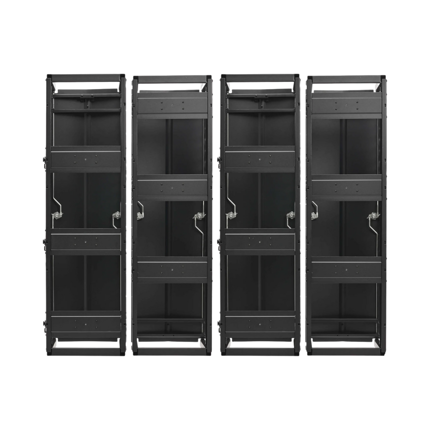 Tripp Lite High-Capacity Vertical Cable Manager, Deep Double Finger Duct with Cover, Double Sided, 12 in. Wide, Black, 7 ft. (2.2 m) — Being Shipped