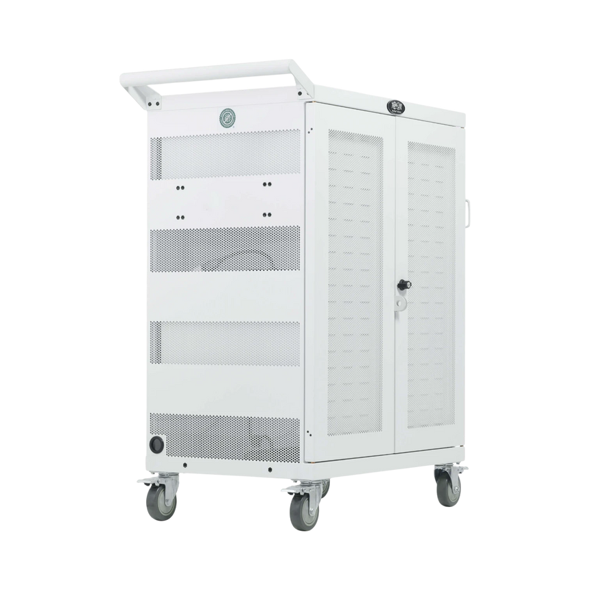 Tripp Lite Safe-IT Multi-Device UV Charging Cart, Hospital-Grade, 32 AC Outlets, White — Being Shipped