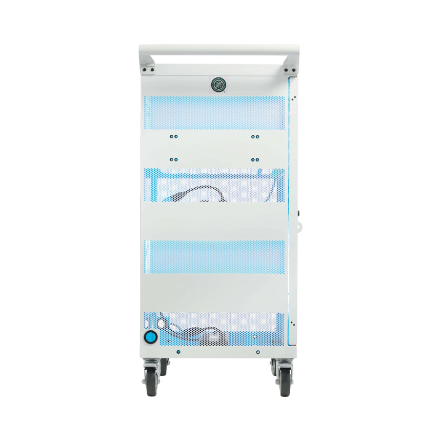 Tripp Lite Safe-IT Multi-Device UV Charging Cart, Hospital-Grade, 32 AC Outlets, White — Being Shipped