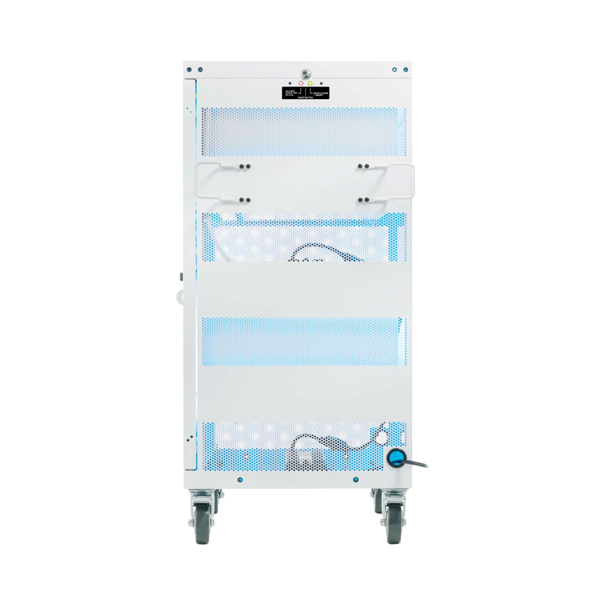 Tripp Lite Safe-IT Multi-Device UV Charging Cart, Hospital-Grade, 32 AC Outlets, White — Being Shipped