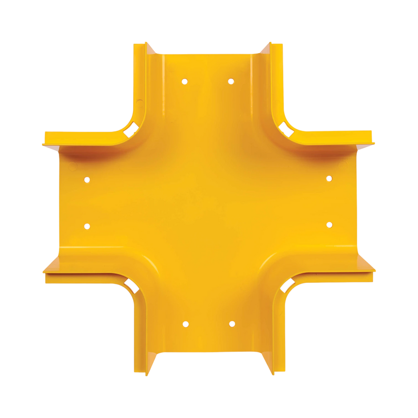 Tripp Lite Toolless Horizontal 4-Way Junction for Fiber Routing System, 120 mm (5 in.) — Being Shipped